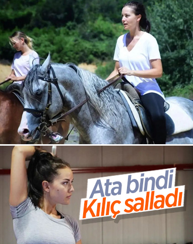 Fahriye Evcen yeni rolü için eğitimde
