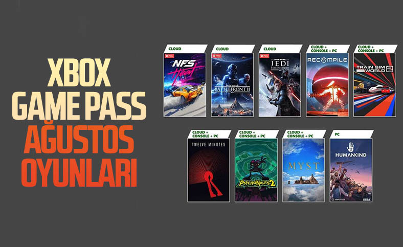 Ağustosun ikinci yarısında Xbox Game Pass'e eklenecek oyunlar