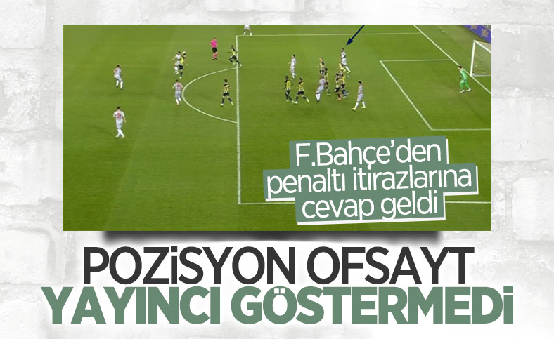 Fenerbahçe'den Antalyaspor'un penaltı isyanına cevap
