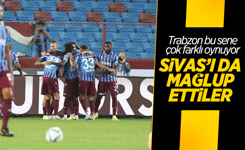 Trabzonspor, Sivasspor'u mağlup etti