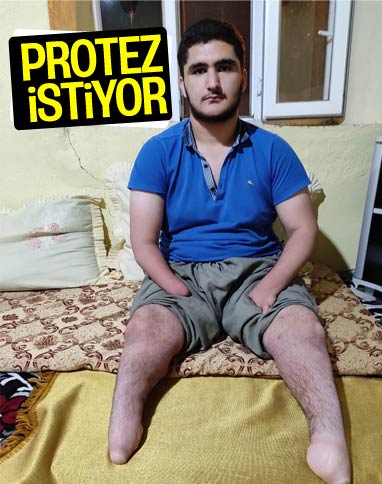 Doğuştan elleri ve ayakları olmayan Hakkarili genç, yardım istiyor