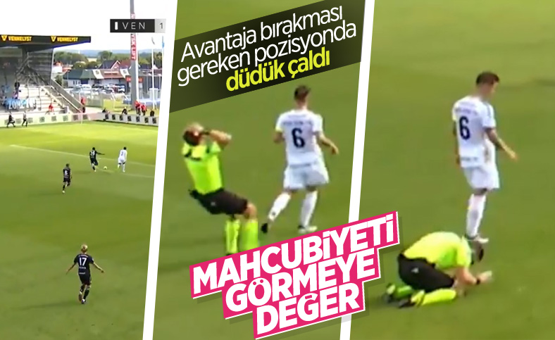 Danimarka 1. Ligi’nde yanlış düdük çalan hakemin mahcubiyeti