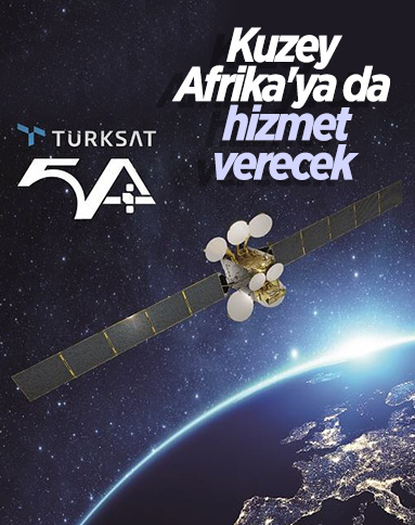 Türksat 5A, Kuzey Afrika ülkelerine de yayın hizmeti verecek