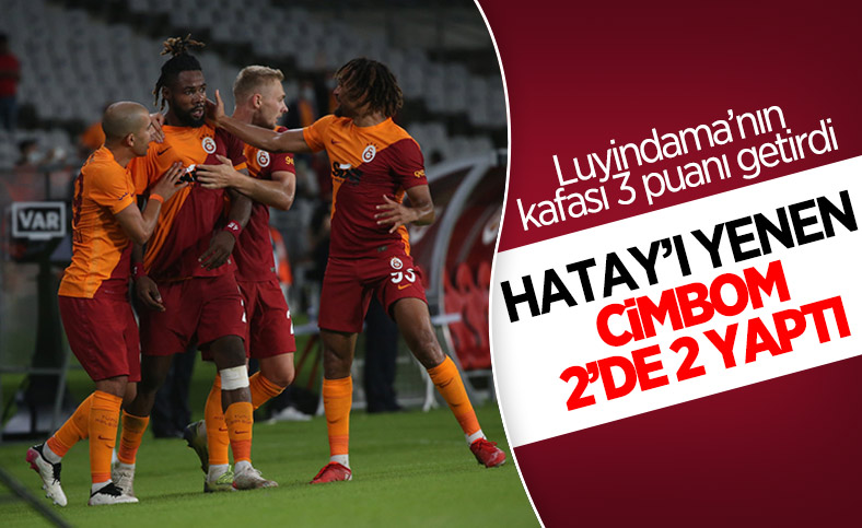 Galatasaray, Hatayspor'u mağlup etti