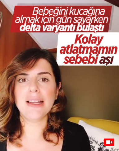 5 aylık hamile oyuncu Ayça Erturan, delta varyantına yakalandı