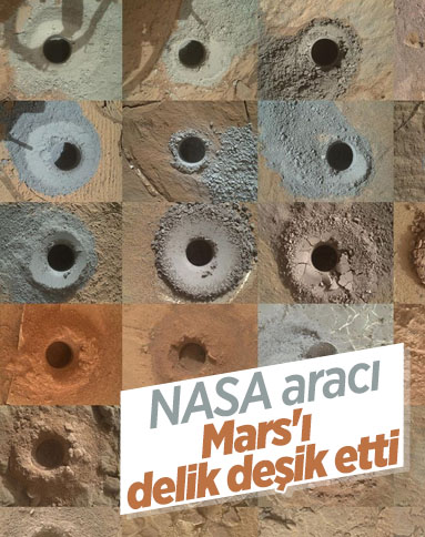 NASA, Mars'taki 32 sondaj çalışmasını paylaştı