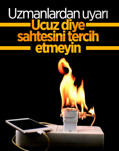 Orijinal olmayan şarj aletleri, telefon bataryalarını patlatıyor