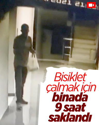 Beylikdüzü'ndeki bisiklet hırsızı, yangın merdiveninde 9 saat saklandı