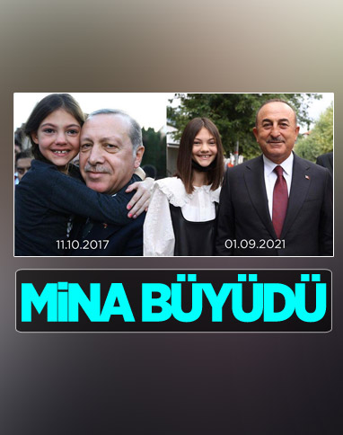 Sırbistan'da Cumhurbaşkanı Erdoğan'ın boynuna sarılan küçük Mina, büyüdü