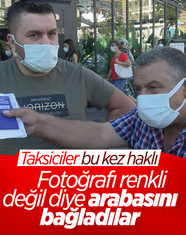 İstanbul'da çalışma belgeleri iptal edilen taksicilerin isyanı