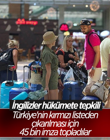 İngiltere'de Türkiye'nin kırmızı listeden çıkarılması için imza kampanyası başlatıldı