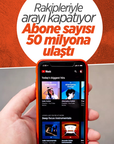 YouTube Music abone sayısı 50 milyonu aştı