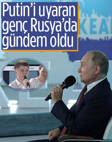 Rusya'da, Vladimir Putin'i uyaran genç konuşuluyor