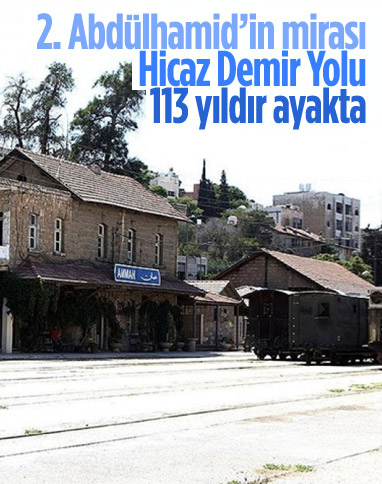 2. Abdülhamid'in mirası Hicaz Demir Yolu'nun Ürdün hattı, 113 yıldır hizmet veriyor