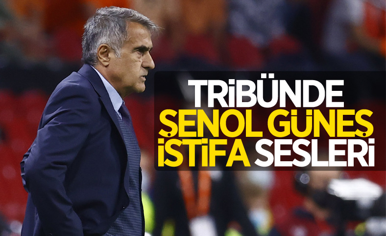 Hollanda maçında 'Şenol Güneş istifa' sesleri