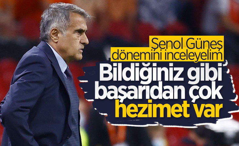 Şenol Güneş'in son Milli Takım performansı