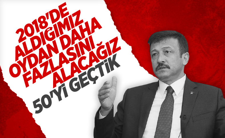 Hamza Dağ: Cumhur İttifakı'nın oy oranı yüzde 50'nin üzerinde