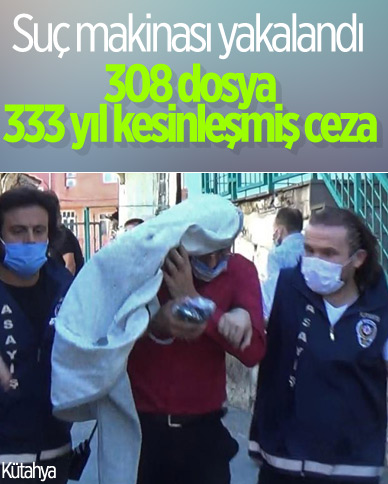 Kütahya'da suç makinası dolandırıcı yakalandı