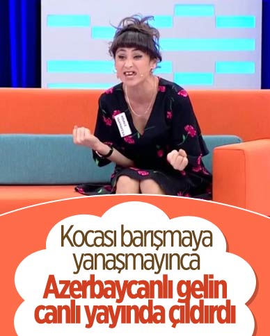 Didem Arslan'ın programında Azerbaycanlı gelin sinir krizi geçirdi