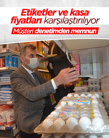Balıkesir'deki marketlerde fahiş fiyat denetimi yapıldı