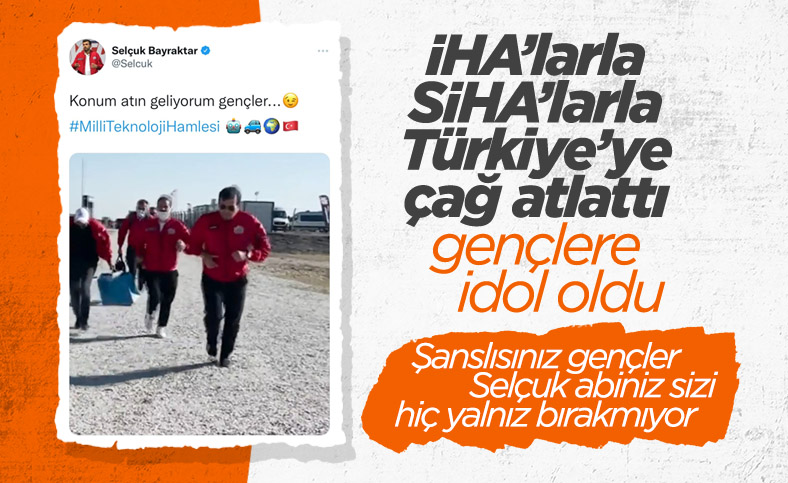 Selçuk Bayraktar, yarışmacı gençlerin çağrısına yanıt verdi