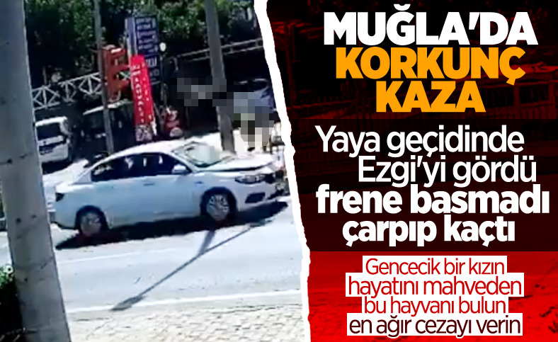 Bodrum'da 18 yaşındaki genç kıza çarpıp kaçtı