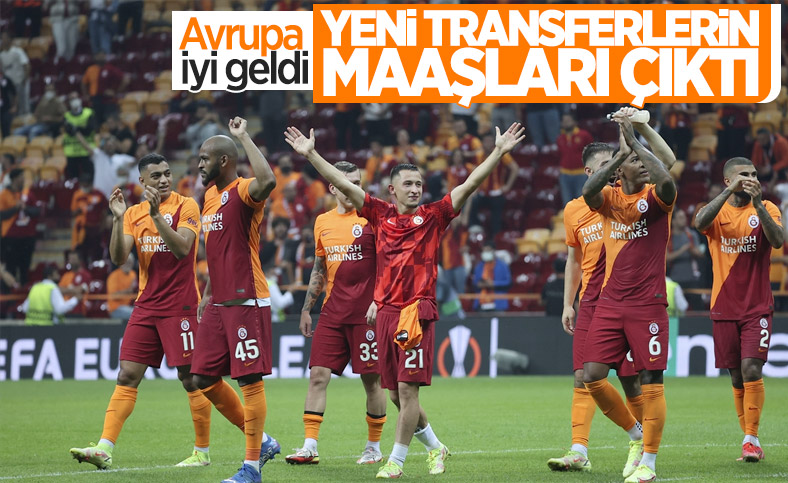 Galatasaray, yeni transferlerin maaşlarını çıkarttı