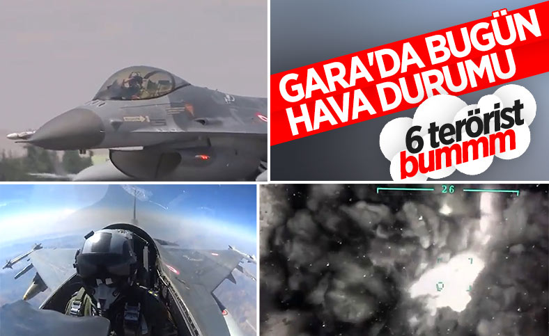 Gara'da 6 PKK'lı terörist etkisiz hale getirildi