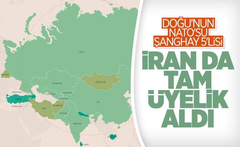 İran, Şanghay İşbirliği Örgütü'nün tam üyesi oldu