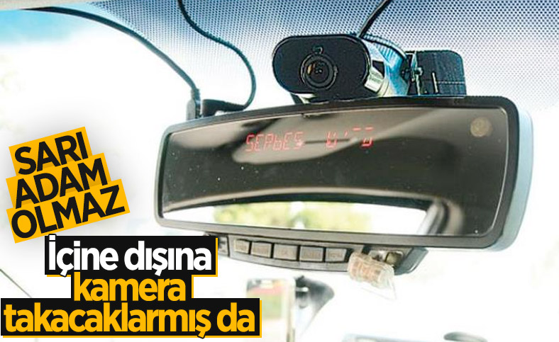 İstanbul'da taksilere kamera takılacak