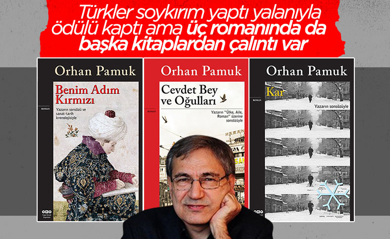 Orhan Pamuk'un üç romanında intihal iddiaları