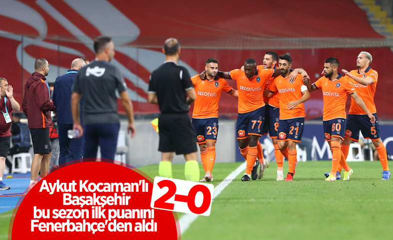 Başakşehir, Fenerbahçe'yi iki golle geçti