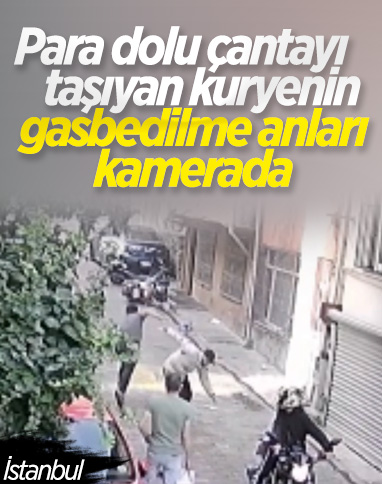 Kağıthane’de Türkmenistan uyruklu kurye, gaspçıların saldırısına uğradı