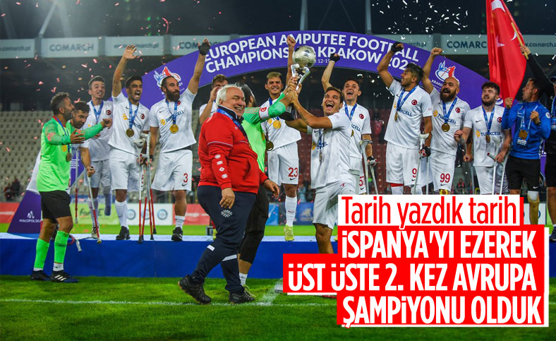 Türkiye Ampute Milli Takımımız şampiyon oldu