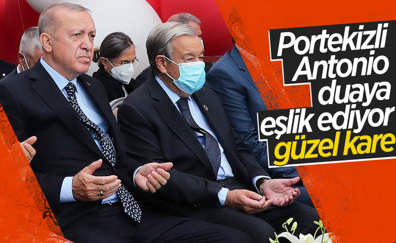 Antonio Guterres, Türkevi açılışında yapılan duaya el açtı