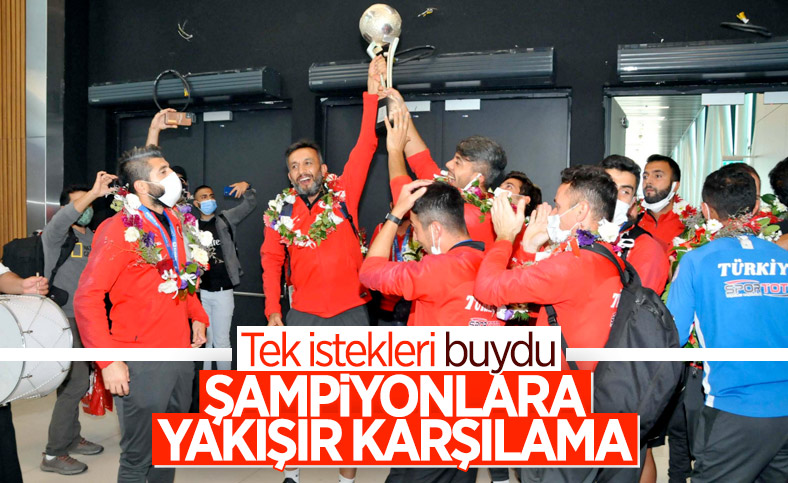 Avrupa şampiyonu Ampute Milli Takımımız İstanbul'da