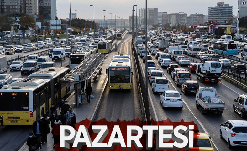 İstanbul’da trafik: Bazı noktalar kilit