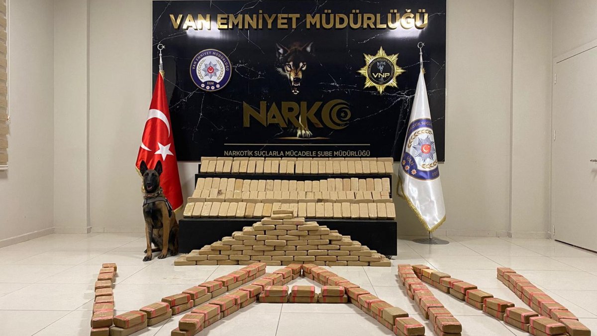 Van’da 223 kilo eroin ele geçirildi