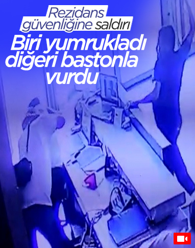 Kağıthane'de rezidansta kavga