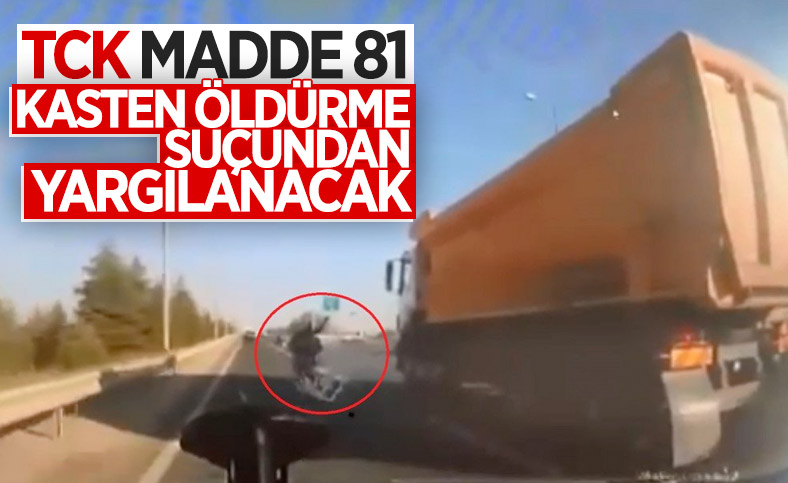 Ankara’da motosikletliye bilerek çarpan sürücünün soruşturması tamamlandı