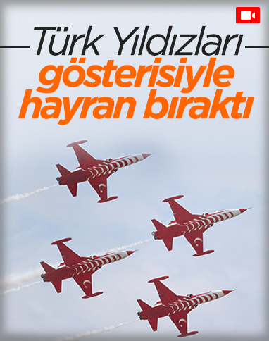 TEKNOFEST'te Türk Yıldızları'nın nefes kesen uçuş gösterisi