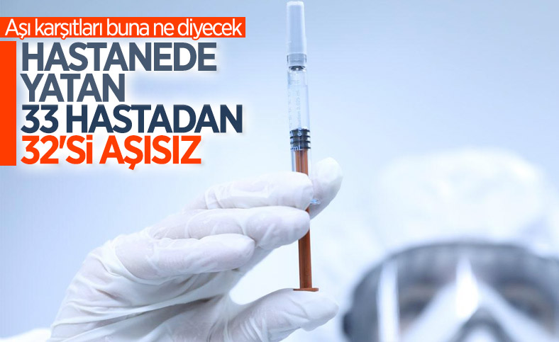 Ankara'da hastanede yatan 33 gebe hastadan 32'si aşısız
