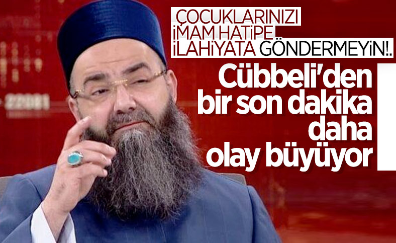 Cübbeli Ahmet'ten imam hatip tepkilerine ilk cevap