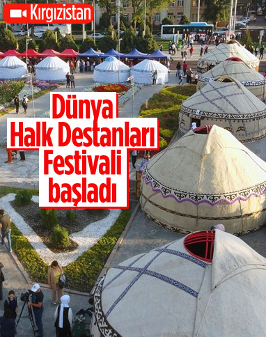 Kırgızistan'da Dünya Halk Destanları Festivali başladı