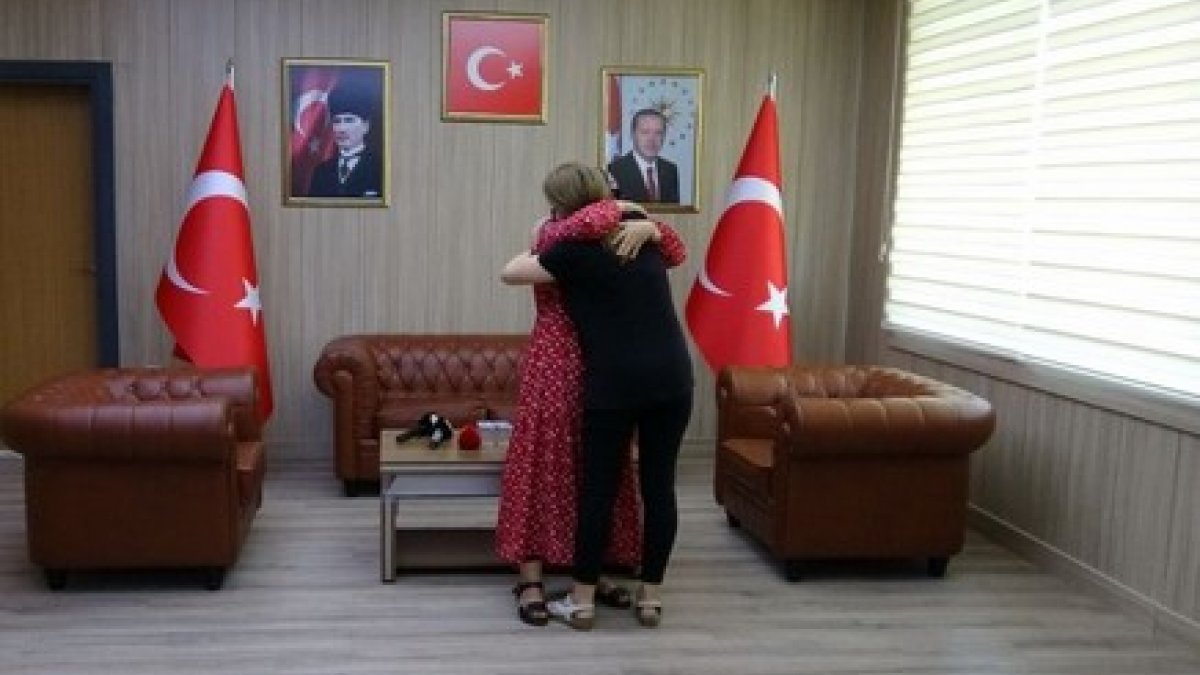 Mardin'de terör örgütünden kaçan kadın ailesine kavuştu