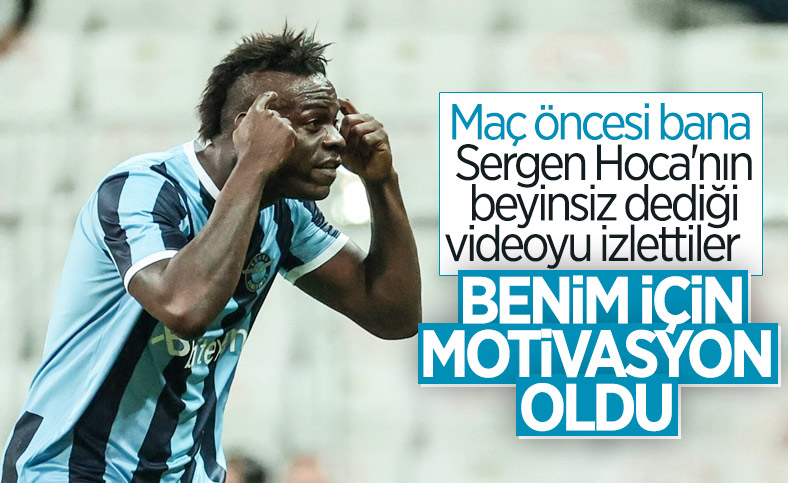 Balotelli: Beşiktaş taraftarıyla hiçbir sıkıntım yok