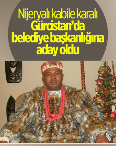 Gürcistan'da Nijerya asıllı iş adamı belediye başkanı adayı oldu