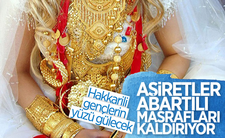 Hakkari'de bir aşiret daha düğünlerde abartılı harcamaları kaldırdı