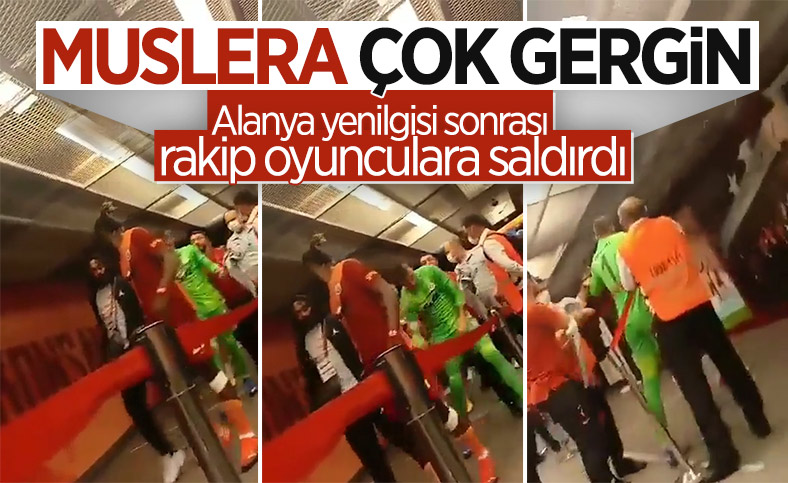Muslera Alanya maçı sonrası rakip oyunculara saldırdı