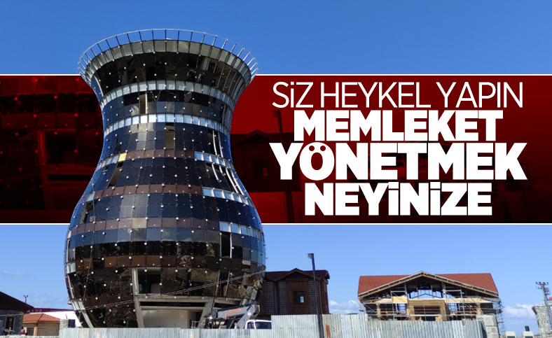 Rize'de Çay Çarşısı'nın inşaatında sona gelindi